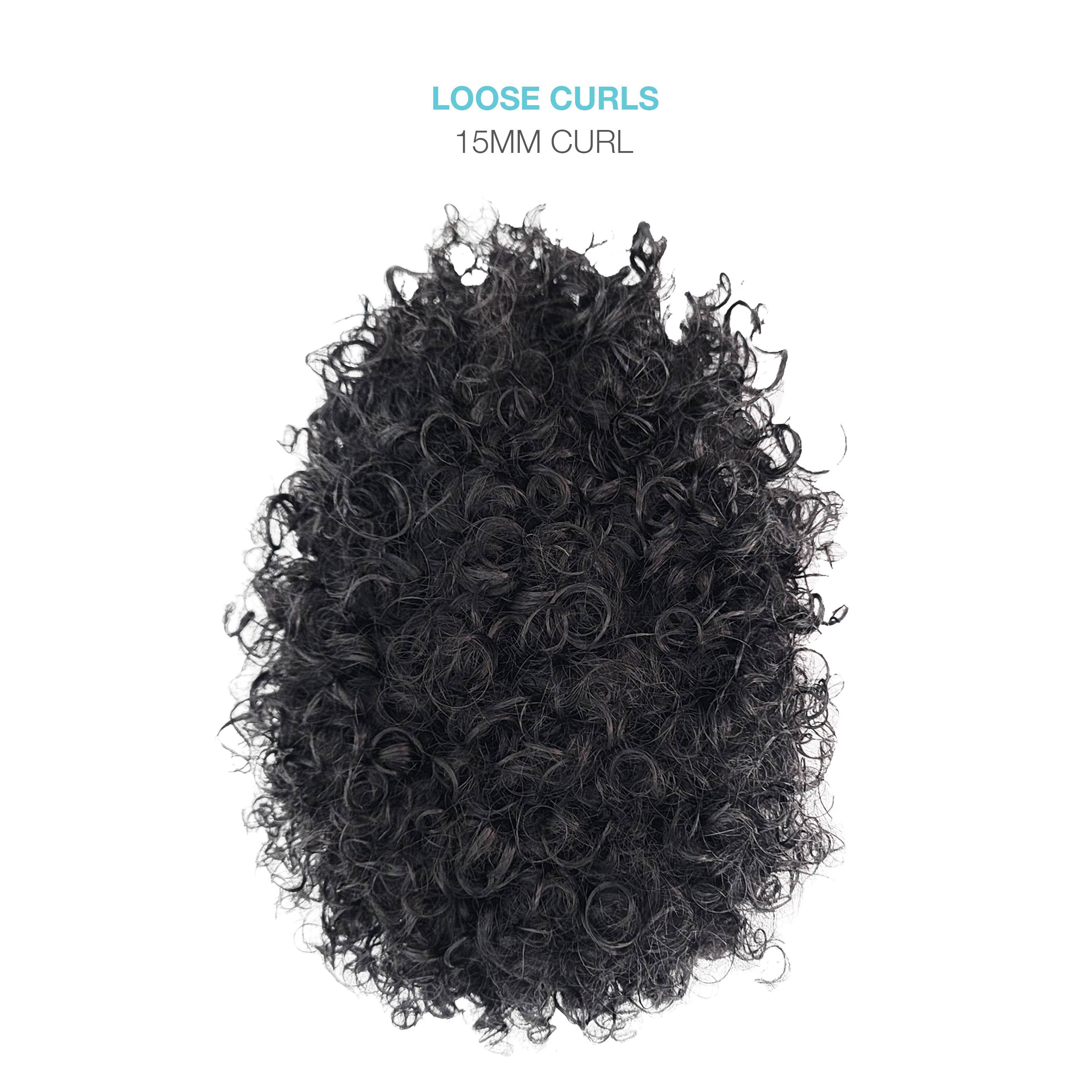 Loose curls hair topper