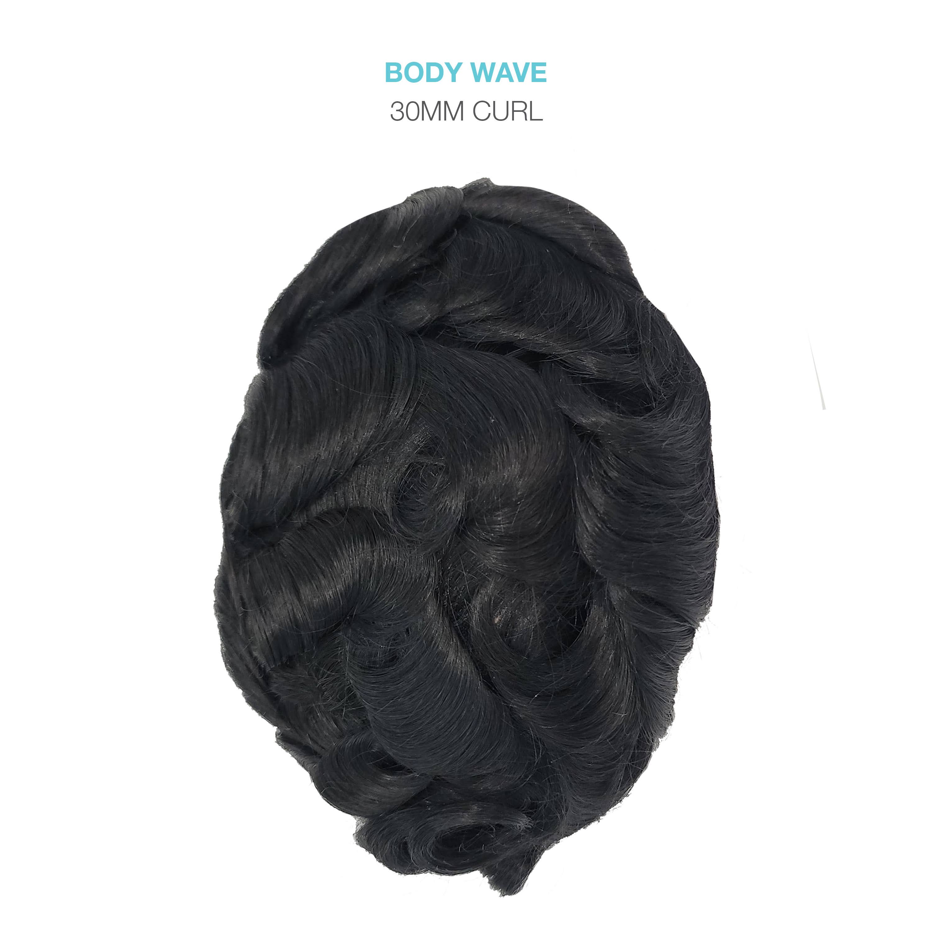 Natural body wave hair