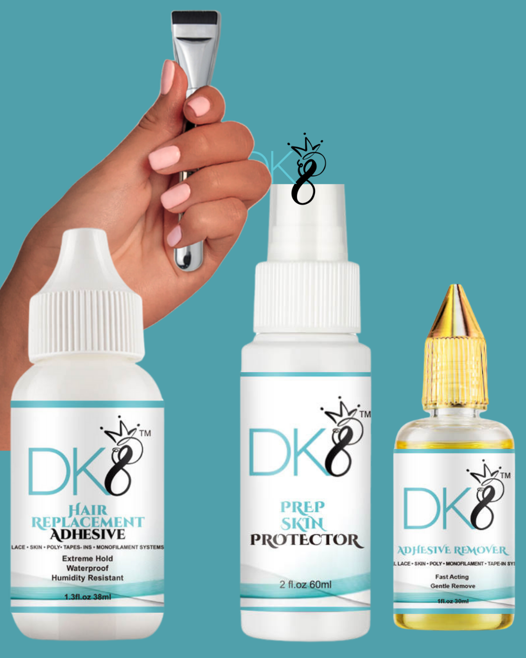 DKEIGHT™ Get Into It Bundle - hair replacement starter kit