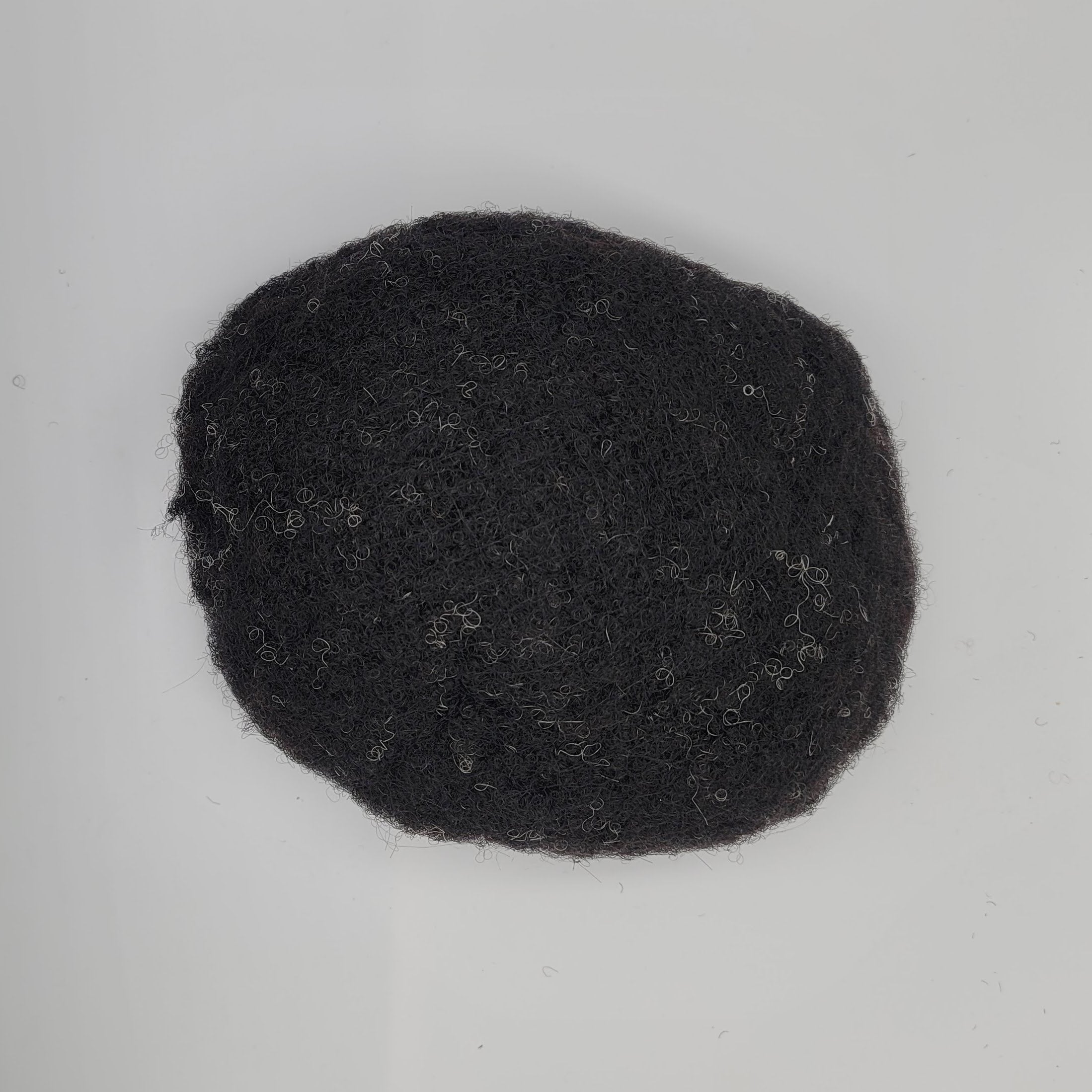afro/curl / #1/black/10grey / lace