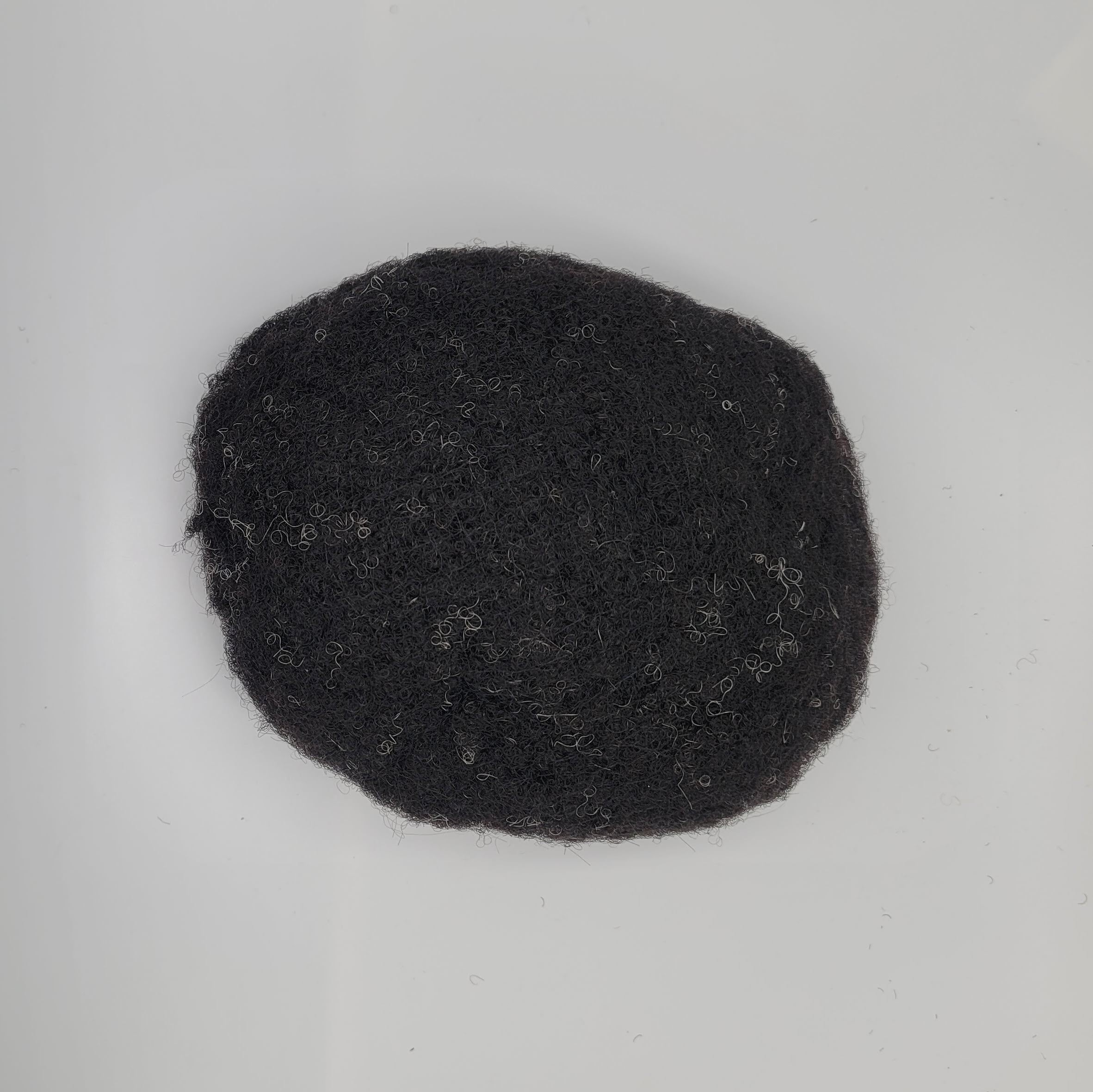 afro/curl / #1/black/10grey / lace