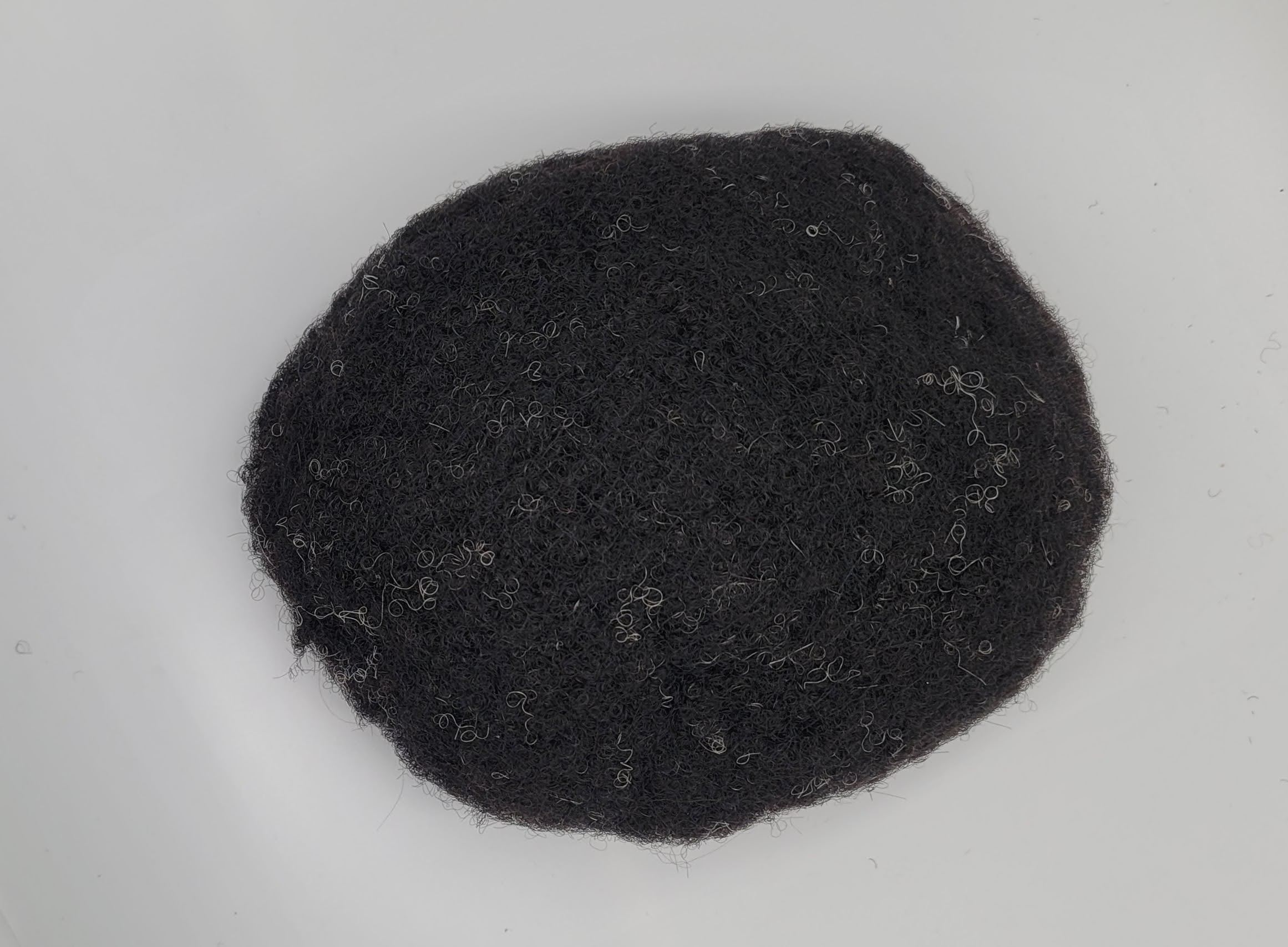 afro/curl / #1/black/10grey / lace