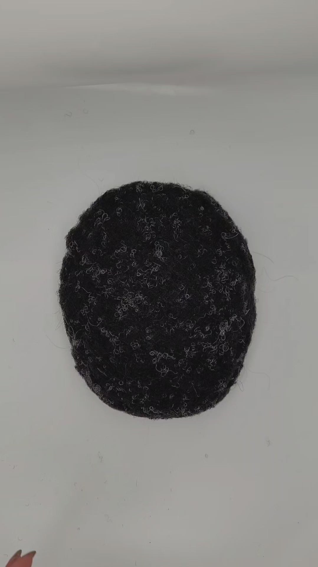 afro/curl / #1/black/20grey / lace